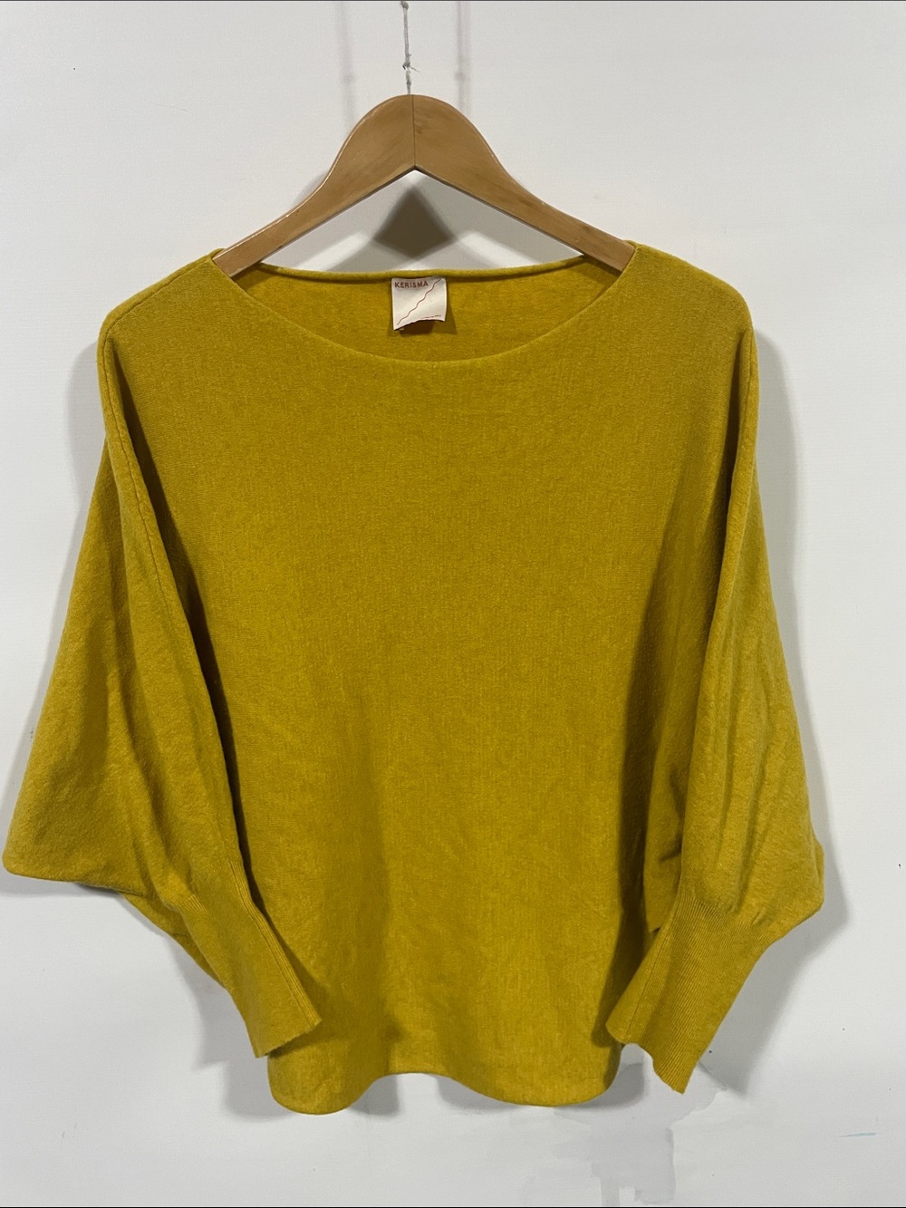 Kerisma Mustard Yellow Crewneck Oversized Sweater